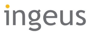Company logo for Ingeus. Spelled out in grey lowercase font