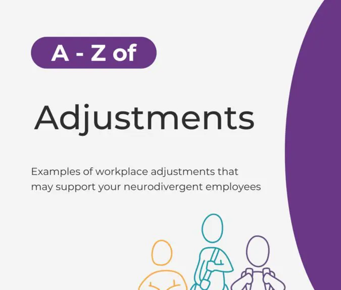 A - Z of Reasonable Adjustments front cover