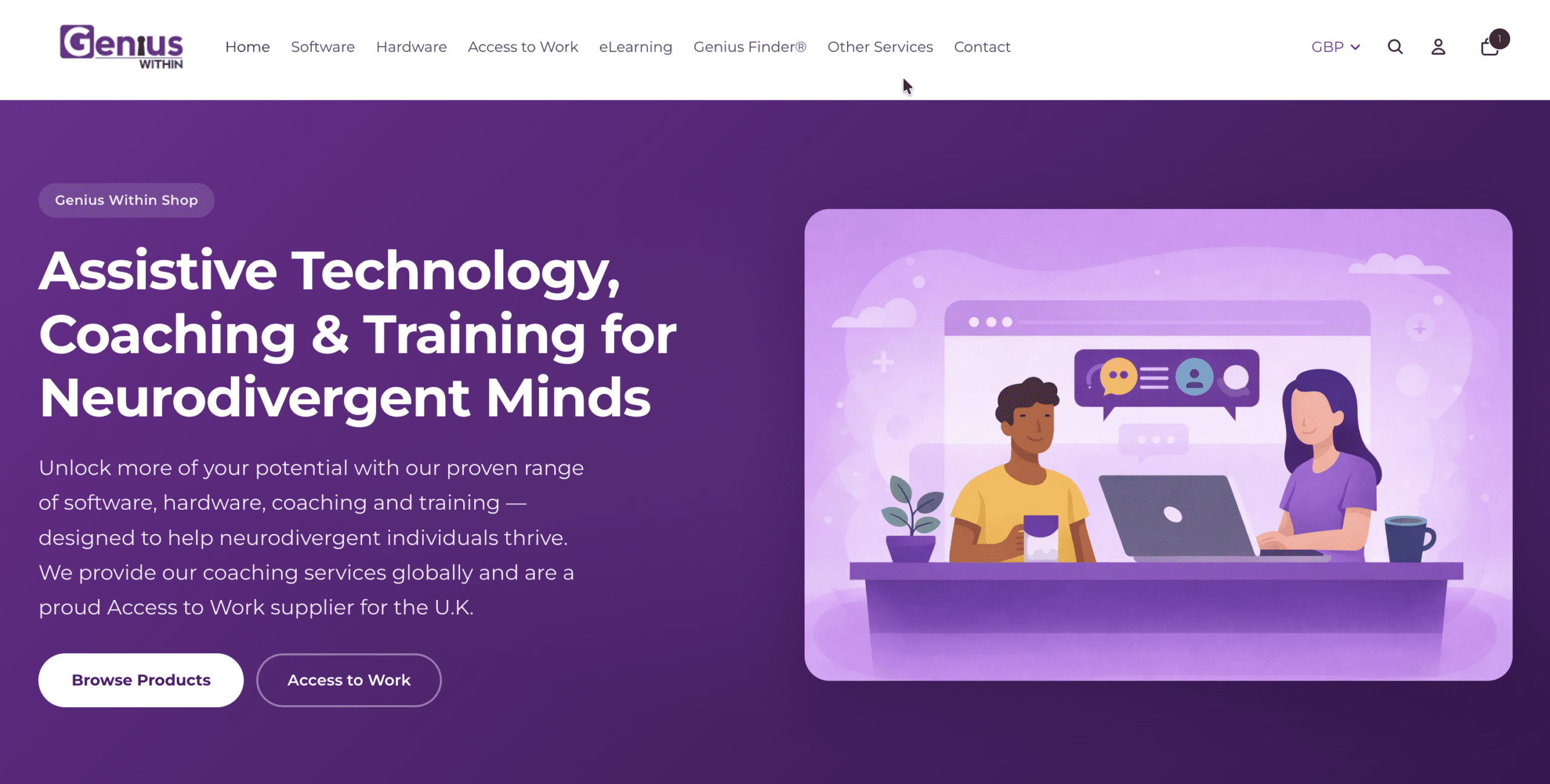 Announcing Our New Assistive Tech Shop - Genius Within C.I.C.
