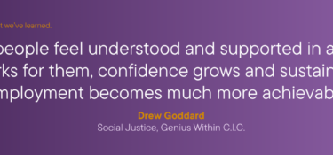 Featured image for What we know. What we’ve learned. With Drew Goddard: Employability: The Importance of a Neuro-Affirming Approach
