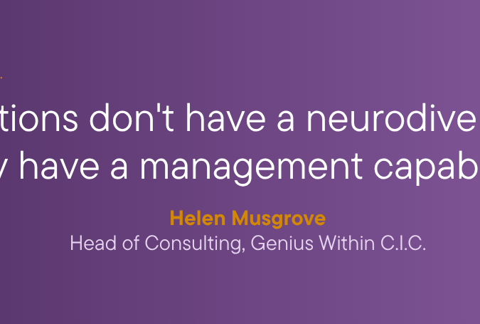 What we know. What we've learned. Helen Musgrove - Head of Consulting, Genius Within