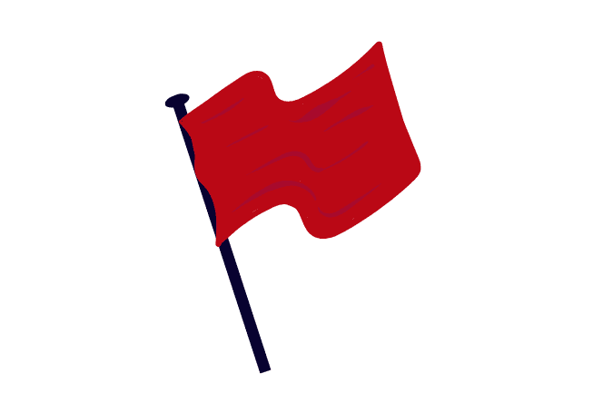 3 red flags in a row